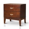 Enitial Lab Ridge Brown Cherry 2-Drawer Nightstand