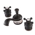 Kraus Apollo Three-hole Basin Faucet with Lift Rod Waste Oil Rubbed Bronze