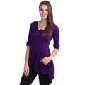 24/7 Comfort Apparel Women's One Pocket Tunic Top