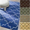 Handmade Luna Moroccan Trellis Wool Rug (7'6 x 9'6)