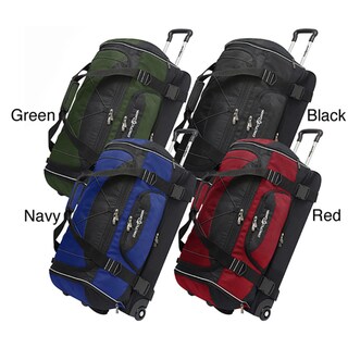 Pacific Gear 30-Inch Nylon Drop-Bottom Rolling Upright Duffel Bag
