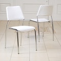 Christopher Knight Home Philadelphia White Modern Chairs (Set of 2)
