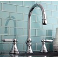 Chrome Widespread Bathroom Faucet