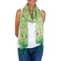 Silk 'Bogor Lady' Batik Shawl (Indonesia)