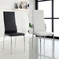 Duarte Modern Leatherette Dining Chairs (Set of 2)