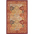 Handmade Heritage Bakhtiari Multi/ Red Wool Rug (9' x 12')