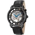 Stuhrling Original Men's Winchester 44 Skeleton Automatic Dark Brown Leather Strap Watch