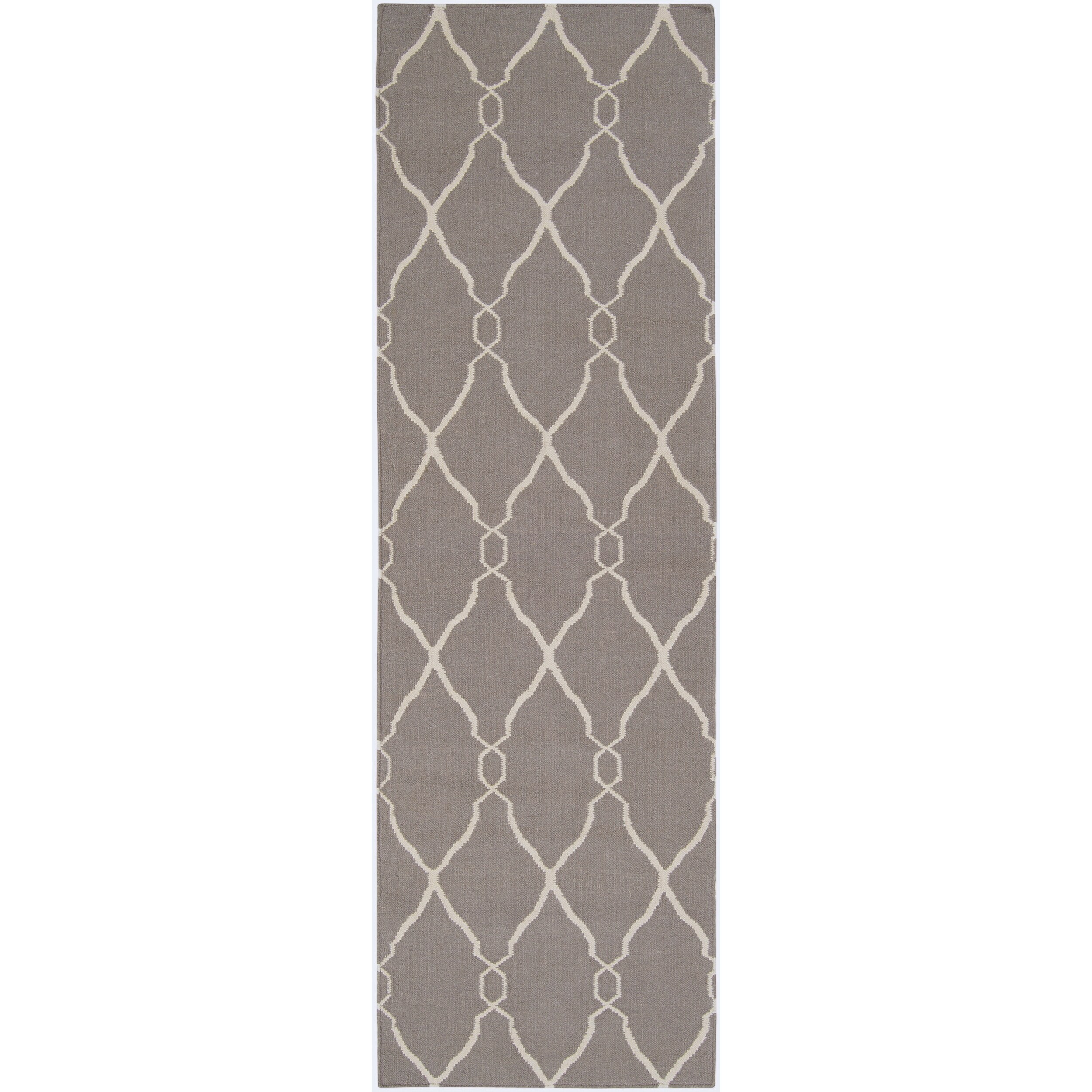 Jill Rosenwald Handwoven Gray Artemis Wool Rug (2'6 x 8') Overstock Shopping Great Deals on