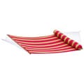 Cantina Striped Polyspun Hammock Bed with Bolster Pillow