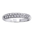 Beverly Hills Charm 10k White Gold 1/2ct TDW Diamond Pave Band