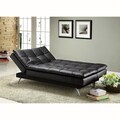 Stabler Comfortable Black Sofa Bed