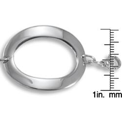 Stainless Steel Oval Cut-out Bracelet