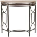 Sete Antiqued Copper Finish Console Table
