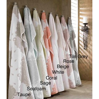 Roman Medallion Collection Turkish Cotton 6-piece Bath Towel Set