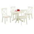 Home Styles White 5-piece Dining Furniture Set