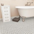 SomerTile Castle White Porcelain Mosaic Tile (Pack of 10)