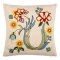 Victoria 18-inch Cream Decorative Pillows (Set of 2)