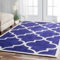 Handmade Luna Moroccan Trellis Rug (7'6 x 9'6)