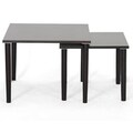 Shaffer Dark Brown Modern Nesting Tables