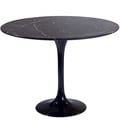 Eero Saarinen Black Marble 24-inch Side Table