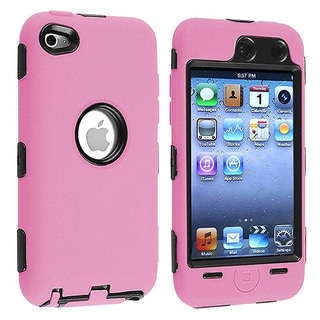 Black/ Green Hybrid Case for Apple iPod Touch 4th Generation