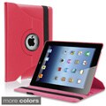 Crocodile Skin Leather Swivel Case for Apple iPad 2/ 3