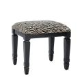 Gertie Small Zebra-print Bench