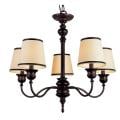 Back to Basics 5-light Bronze/ Nickel Chandelier