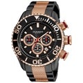 Akribos Men's Large Diver's Chronograph Bracelet Watch
