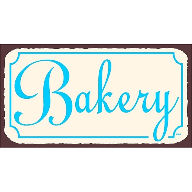 Vintage Metal Art 'Bakery' Tin Kitchen Wall Sign Overstock Shopping