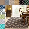 Handmade Alexa Moroccan Trellis Wool Rug (7'6 x 9'6)