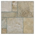 SomerTile 13.5x13.5-inch Eventide Sand Porcelain Floor and Wall Tiles (Set of 11)
