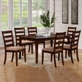 Bewdley Walnut Ladder Back Casual 7-piece Dining Set