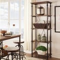 ETHAN HOME Myra Vintage Industrial Modern Rustic Bookcase