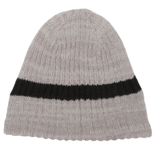 Minus33 Unisex 'Timber' Tan Stripe Merino Wool Lightweight Beanie Hat