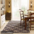 Handmade Alexa Moroccan Trellis Wool Rug (8'6 x11'6)