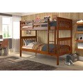 Twin/ Twin Espresso Finish Mission Bunkbed