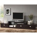 Marconi Brown Asymmetrical Modern TV Stand