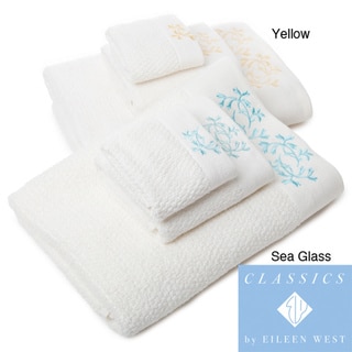 Eileen West Florentine Embroidered 6-piece Towel Set
