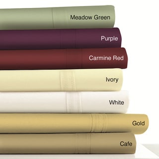 Egyptian Cotton Sateen 500 Thread Count Sheet and Pillowcases Separates