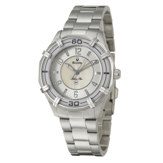 Bulova Women's 'Marine Star' Stainless Steel Quartz Watch