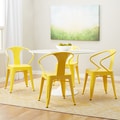 Tabouret Lemon Metal Stacking Chairs (Set of 4)