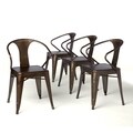 Vintage Tabouret Stacking Chair (Set of 4)