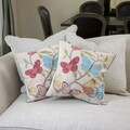 Christopher Knight Home Butterfly Flowers Pillows (Set of 2)