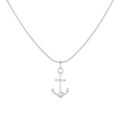 Jewelry by Dawn Anchor Sterling Silver Snake Chain Necklace