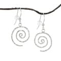 Jewelry by Dawn Hammered Swirl Sterling Silver Earrings