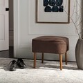 Safavieh Retro Brown Wool Ottoman