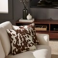 ETHAN HOME Decor Cow Hide Print Pillow (Set of 2)