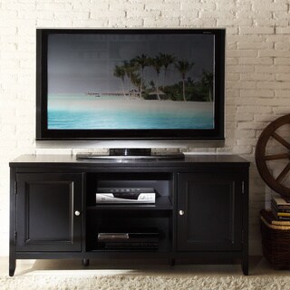 ETHAN HOME Roslevan Black 2-door 50-inch TV Media Stand