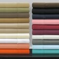 Microfiber Solid Plain 100-percent Wrinkle-free Elasticized Sheet Set